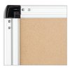 U Brands PINIT Magnetic Dry Erase Board, 36 x 36, White 2806U00-01